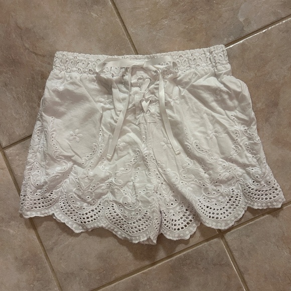 LACY COTTON SHORTS - Picture 5 of 7